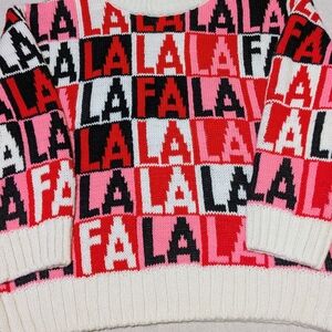 H&M FA LA LA Jacquard Knit Holiday Sweater